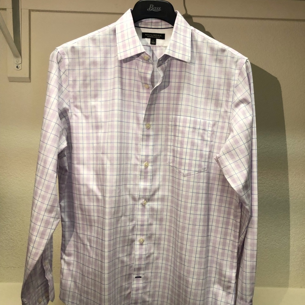 Banana Republic non-iron classic fit dress shirt